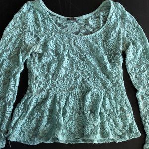 Lace Peplum top